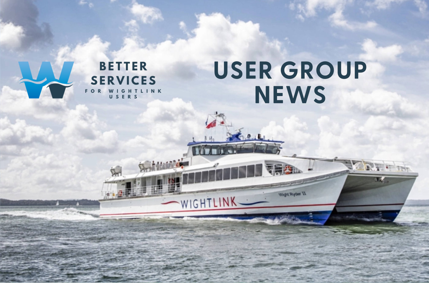 Wightlink User Group News